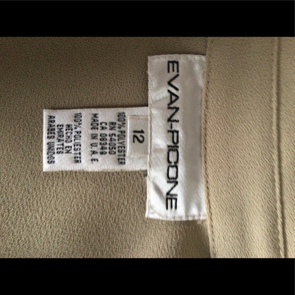 Evan Picone Creamy Butterscotch Blouse - Picture 7 of 9